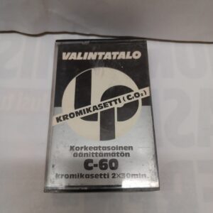 C-60 Kromikasetti (CrO2) Korkeatasoinen äänittämätön 2x30min