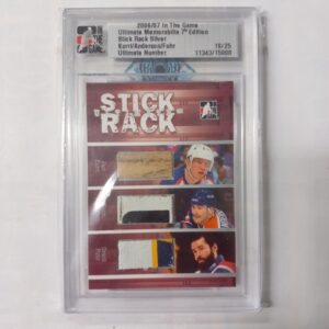 2006-07 ITG Stick Rack Silver Kurri/Anderson/Fuhr #19/25