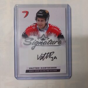 2025-26 Liiga Blueline Series 1 Silver Signature Valtteri Ojantakainen #39 79/80