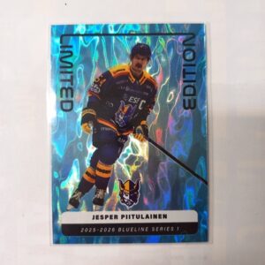2025-26 Liiga Blueline Series 1 Blue Limited Edition Jesper Piitulainen #54