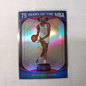 2021-22 Panini Select Basketball 75 Years Of The NBA Bill Russell #65