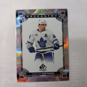 2024-25 UD Authentic Pageantry Auston Matthews #P-11