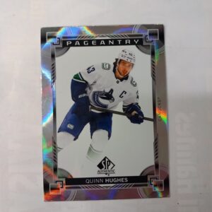 2024-25 UD Authentic Pageantry Quinn Hughes #P-59