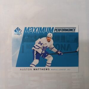 2024-25 UD SP Authentic Maximum Performance Auston Matthews #MP-23