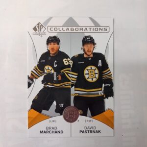 2024-25 UD SP Authentic Collaborations Brad Marchand/David Pastrnak #C-4