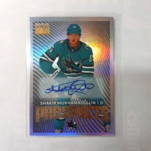 2024-25 Skybox Metal Universe Prospects Auto Shakir Mukhamadullin #PP-30