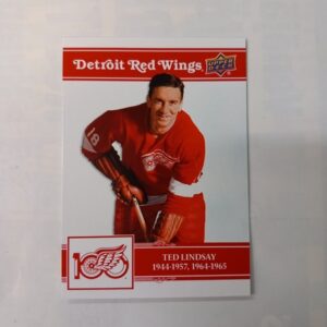 2025-26 Upper Deck Detroid Red Wings Centennial Ted Lindsay #90