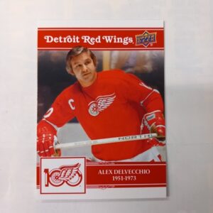 2025-26 Upper Deck Detroid Red Wings Centennial Alex Delvecchio #32