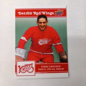 2025-26 Upper Deck Detroid Red Wings Centennial Terry Sawchuck #70