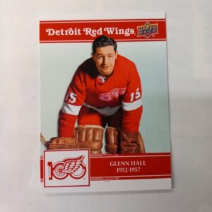 2025-26 Upper Deck Detroid Red Wings Centennial Glenn Hall #59
