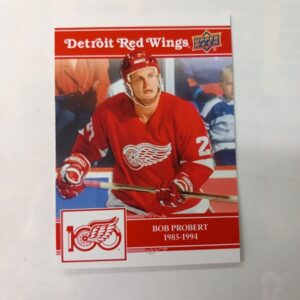 2025-26 Upper Deck Detroid Red Wings Centennial Bob Probert #86