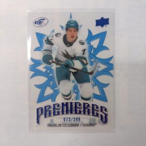 2024-25 UD ICE Premieres Macklin Celebrini #246 073/399