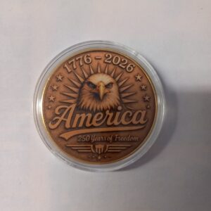 1776-2026 USA 250-V Kulta Juhlaraha 40 mm, 30 g