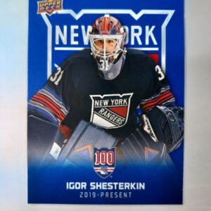 2025-26 UD Centennial New York Rangers -Igor Shesterkin #92