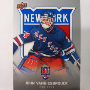 2025-26 UD Centennial New York Rangers - John Vanbiesbrouck #26