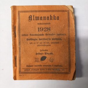 1928 Almanakka / Vanhat kaupat