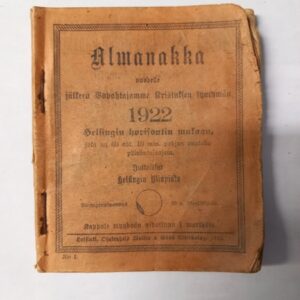 1922 Almanakka / Vanhat kaupat