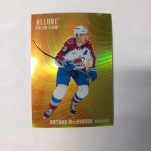 2025-26 UD Allure Color Flow Orange-Yellow Nathan MacKinnon #CF-20