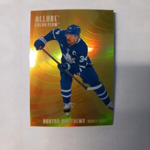 2025-26 UD Allure Color Flow Orange-Yellow Auston Matthews #CF-26