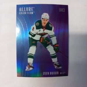 2025-26 UD Allure Color Flow Blue-Purple Zeev Buium #CF-1