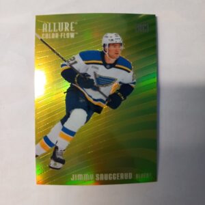 2025-26 UD Allure Color Flow Yellow-Green Jimmy Snuggerud #CF-29