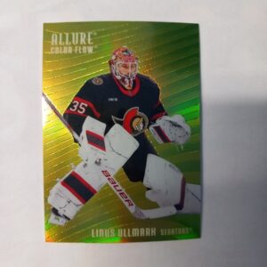 2025-26 UD Allure Color Flow Yellow-Green Linus Ullmark #CF-5
