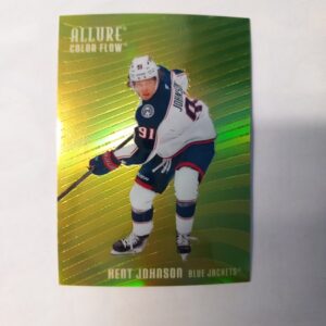 2025-26 UD Allure Color Flow Yellow-Green Kent Johnson #CF-23