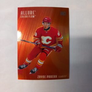 2025-26 UD Allure Color Flow Red-Orange Zayne Parekh #CF-11