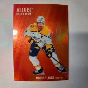 2025-26 UD Allure Color Flow Red-Orange Axel Roman Josi #CF-2