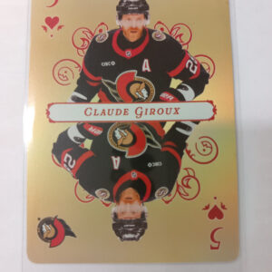 2025-26 UD O-Pee-Chee Playing Card Claude Giroux 5 of Hearts