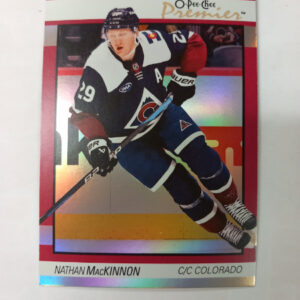 2025-26 UD O-Pee-Chee Premier Nathan MacKinnon #P-1