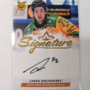 2025-26 SM-Liiga BL S2 - Signature - Lukas Svejkovsky - #72 - 8/40