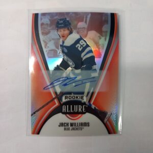 2025-26 UD Allure Red Rainbow Auto Rookie Jack Williams #104