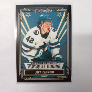 2025-26 UD O-Pee-Chee Marquee Rookie Luca Cagnoni #556 004/100