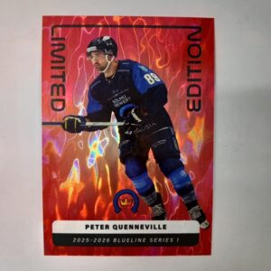 2025-26 Liiga Blueline Series 1 Limited Edition Red Peter Quenneville #89 LE-07