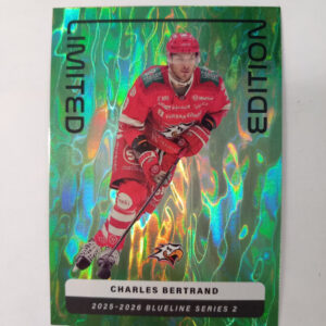 2025-26 Liiga Blueline Series 2 Limited Edition Green - Charles Bertrand LE-13