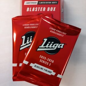 TARJOUS - 2025-26 SM-Liiga Blueline Series 2 Blaster Box + 2 irtopussia