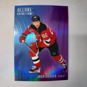 2025-26 UD Allure Color Flow Blue-Purple Jack Hughes #CF-21