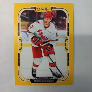 2025-26 UD O-Pee-Chee Yellow Andrei Svechnikov #496