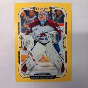 2025-26 UD O-Pee-Chee Yellow Mackenzie Blackwood #7
