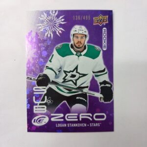 2024-25 UD ICE Sub Zero Rookie Logan Stankoven #SZ-ST 136/499