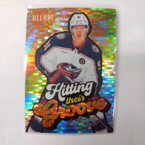 2025-26 UD Allure Hitting Their Groove Orange Spectrum Kent Johnson #HTG-10 202/299