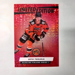2024-25 SM-Liiga Blueline Series 1 Red Limited Edition Eetu Tuulola #82 LE-02