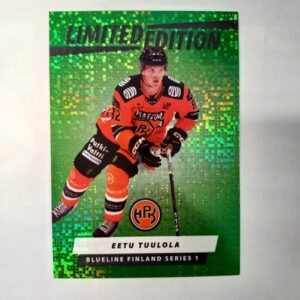 2024-25 SM-Liiga Blueline Series 1 Green Limited Edition Eetu Tuulola #82 LE-02