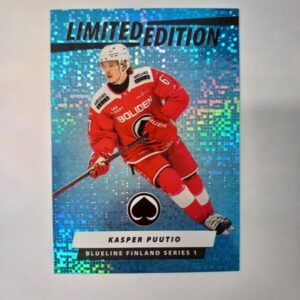 2024-25 SM-Liiga Blueline Series 1 Blue Limited Edition Kasperi Puutio #67 LE-16