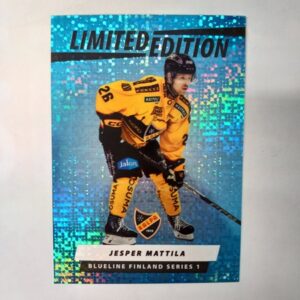 2024-25 SM-Liiga Blueline Series 1 Blue Limited Edition Jesper Mattila #26 LE-06