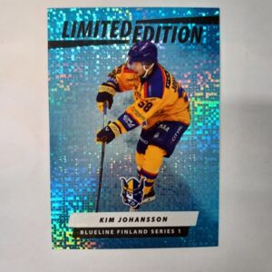 2024-25 SM-Liiga Blueline Series 1 Blue Limited Edition Kim Johansson #58 LE-04
