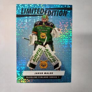 2024-25 SM-Liiga Blueline Series 1 Blue Limited Edition Jakub Malek #31 LE-03