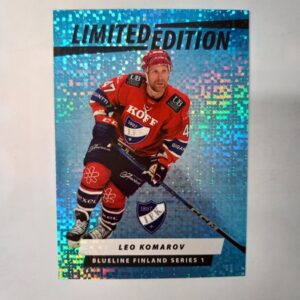 2024-25 SM-Liiga Blueline Series 1 Blue Limited Edition Leo Komarov #47 LE-01