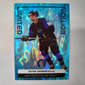 2025-26 SM-Liiga Blueline Series 1 Blue Limited Edition Peter Quenneville #89 LE-07